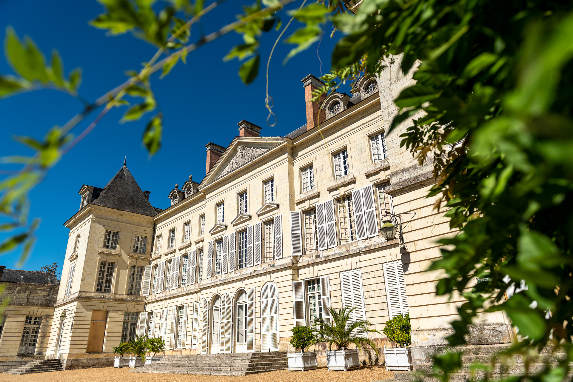 Façade du Château de Montgeoffroy