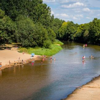Lieu de baignade à Rochefort sur Loire