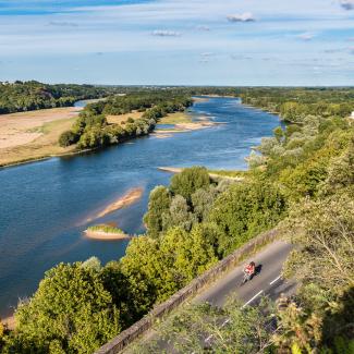 Panorama sur la Loire depuis Champtoceaux