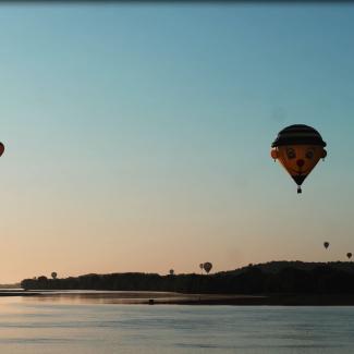 Montgolfières sur la Loire