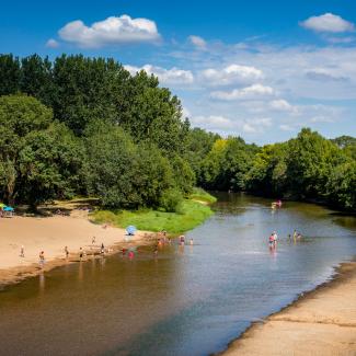 Lieu de baignade à Rochefort sur Loire