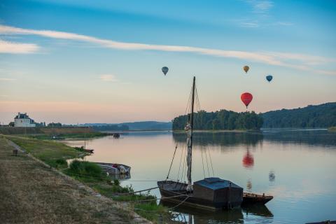 Vue sur la Loire depuis La Ménitré