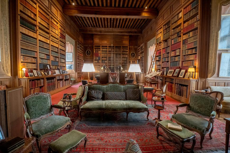 Bibliothèque du château de Serrant