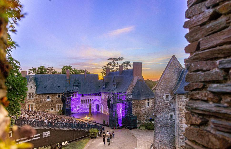 Château du Plessis-Macé lors du Festival d'Anjou