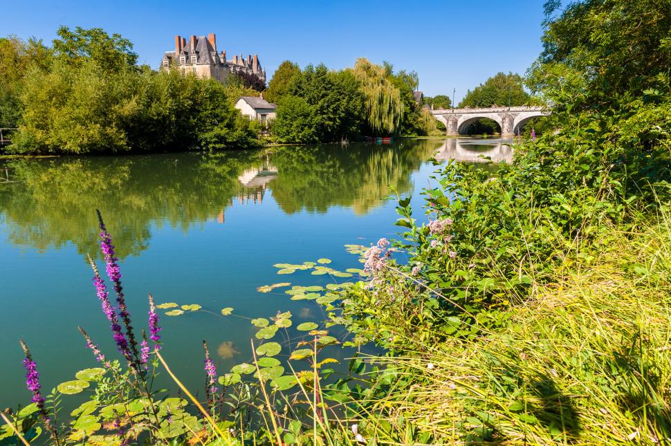 Rivière Le Loir à Durtal
