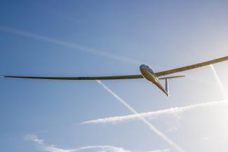 Planeur en vol