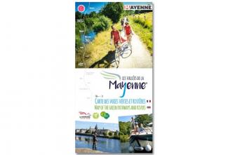 Carte voies vertes Mayenne
