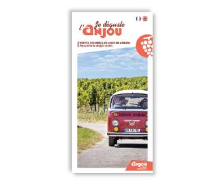 Carte des routes des vins de l'Anjou