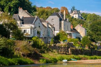 Vue sur le village de Chênehuttes-Trèves-Cunault