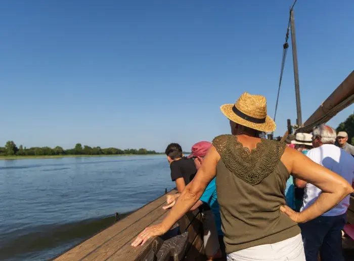 Balade sur la Loire à bord d'un gabarot de Loire