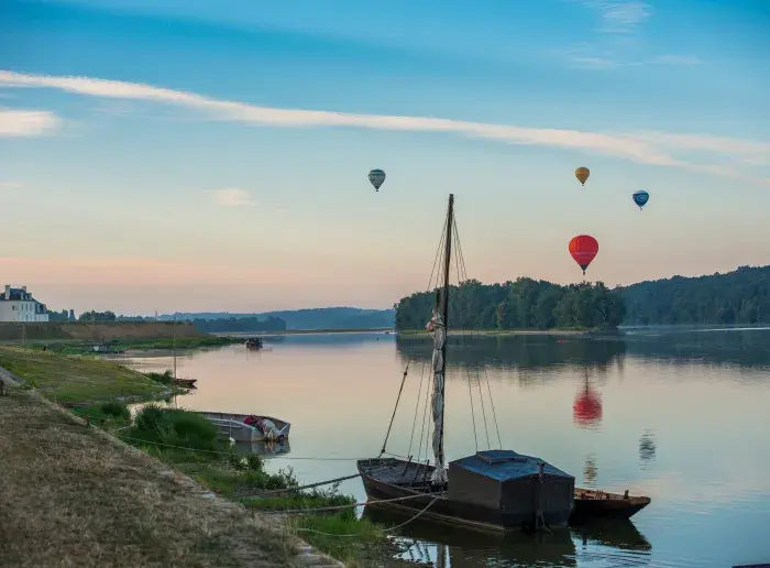 Vue sur la Loire depuis La Ménitré