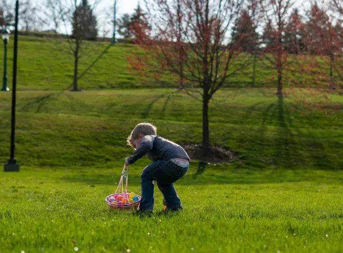 Chasse aux oeufs de Pâques